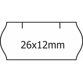 Papír Cenové etikety 26 x 12 CONTACT bílá (38)