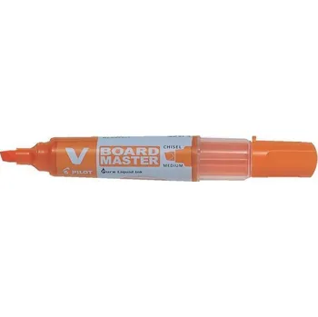 Popisovač na bílou tabuli Pilot V-Board Master, oranžová, 2,3mm, klínový hrot