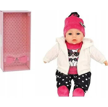 Panenka Panenka miminko 45 cm s českým hlasem, zpívá a mluví polsky; BOX