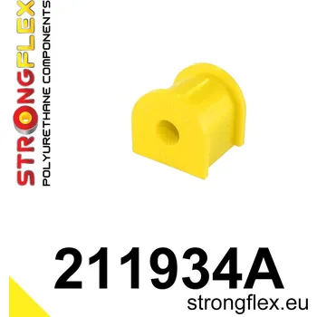 Silentblok nápravy 211934A: Strongflex Silentblok zadního stabilizátoru varianta SPORT 16mm Black