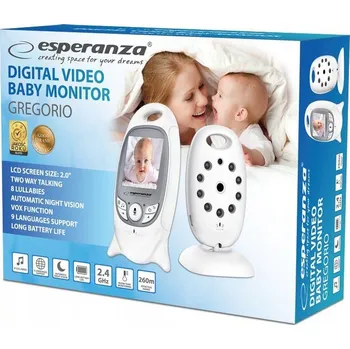 IP kamera Elektronická chůvička ESPERANZA GREGORIO LCD EHM001