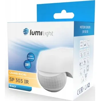 Pohybové čidlo POVRCHOVÝ NÁSTĚNNÝ SNÍMAČ POHYBU 180° BÍLÝ SP 303