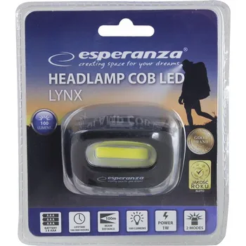 Čelovka EOT038 Esperanza LED čelovka Lynx
