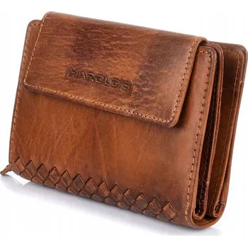 Peněženka Harold's pánská kožená peněženka hnědá - muž