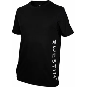 Rybářské oblečení Westin Tričko Vertical T-Shirt Black - M