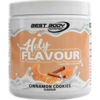 Fitness strava Best Body nutrition Holy flavour powder dochucovací prášek 90 g - skořicová sušenka