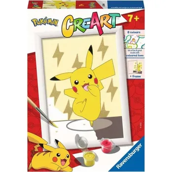 Obraz Ravensburger CreArt Omalovánka Pokémon Pikachu 202416