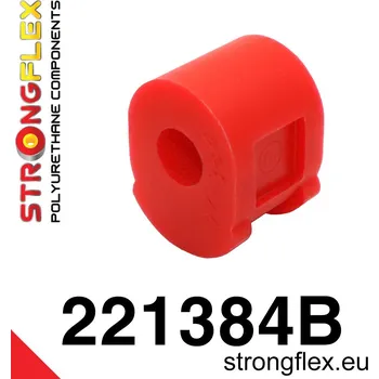 Silentblok nápravy 221384B: Strongflex Silentblok předního stabilizátoru - vnitřní 15mm Red