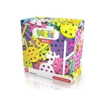 ostatní stavebnice Doplňková sada stavebních Stavebnice Meli Maxi Constructor Pink s 60 dílů