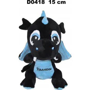 Obraz Dinosaurus drak Krakov černobílý - 15cm