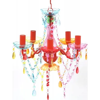 Křišťálový Lustr Vícebarevný 80x43x88 cm