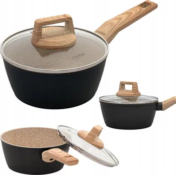 Hrnec Rendlík s poklicí, hliníkový hrnec s mramorovou povrchovou úpravou, 18 cm