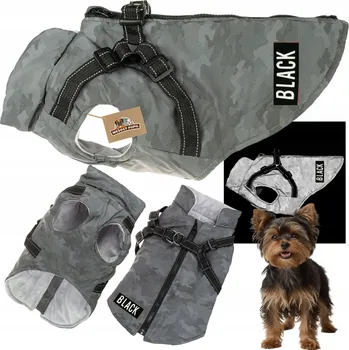 Obleček pro psa Bunda Wesoły Pupil šedá S