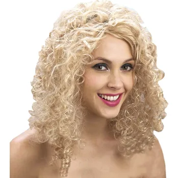 Ozdoba do vlasů Paruka blond - kudrnaté vlasy