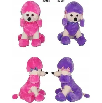 plyšák Plyšová Hračka Pejsek Pudl 2 barvy - 20 cm