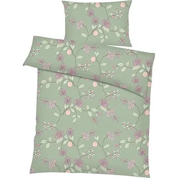 Povlečení Dadka Klaudie Povlečení krep 140 × 200 cm, 70 × 90 cm, zelené