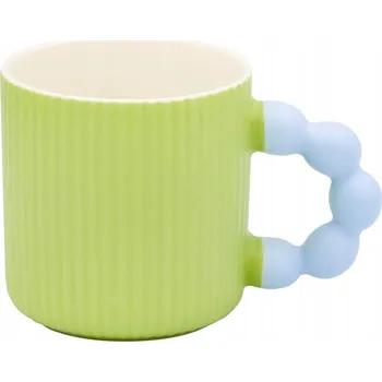 Hrnek Cup&You Zelený hrnek s jemným rýhováním, porcelán, 300 ml