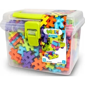 ostatní stavebnice Meli Basic Travel Box 250 dílů stavebních Stavebnice oplatek