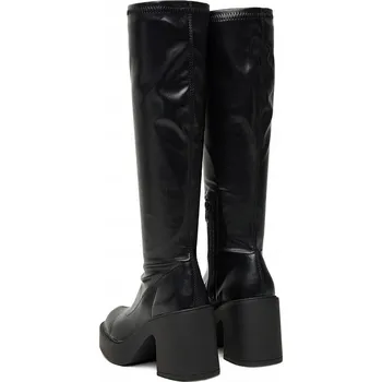 Dámské kozačky Deezee dámské kozačky černé 9529A