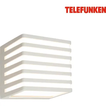 Venkovní osvětlení BRILONER TELEFUNKEN LED venkovní nástěnné svítidlo, voděodolné a prachotěsné, kostka, světlešedá - BRILONER TF 321904TF