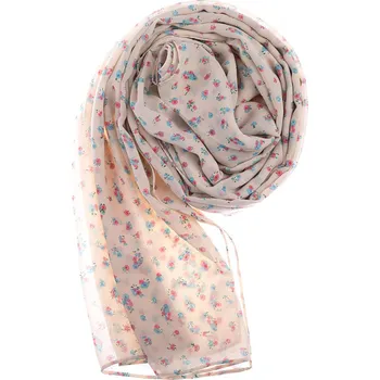 Dámský šátek 90 x 175 cm jemné kvítka -3