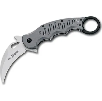 kapesní nůž Fox Knives 478 Karambit ALU taktický nůž/karambit 7,5 cm, šedá, hliník