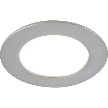 Koupelnové svítidlo BRILONER 3ks sada CTS vestavné svítidlo, 8,5 cm, 4W, 300lm matný chrom - BRILO BRILO 7599034