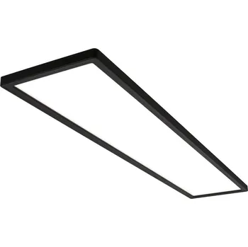 BRILONER Tava LED stropní svítidlo 98cm, ploché, přímé a nepřímé osvětlení, černá - BRILO BRILO 7519415