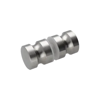 Zábradlí Koule - madlo na skleněné dveře (ø 30 mm), broušená nerez K320 / AISI304