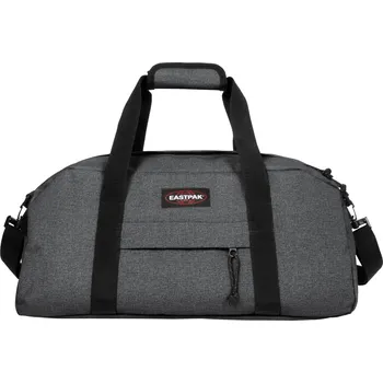 Sportovní taška EASTPAK Cestovní taška Eastpak Stand + Black Denim ČERNÁ|ŠEDÁ