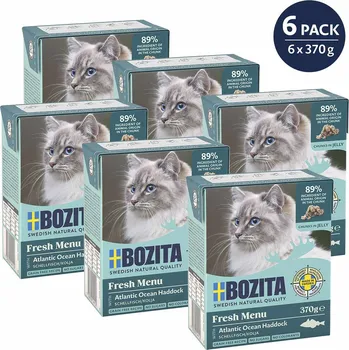 Krmivo pro kočku Bozita kousky v želé se štikozubcem 6x370 g