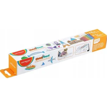 Bezpečnostní kamera Samolepka na stěnu k vybarvení + 8 pastelek