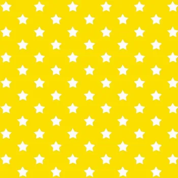 Tapeta NÁBYTKOVÁ FÓLIE SAMOLEPICÍ 45x50 HVĚZDIČKY ŽLUTÁ