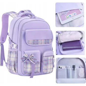 Školní batoh Školní batoh vícekomorový Home Design 2023 fialový 35 l