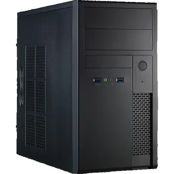 PC skříň CHIEFTEC skříň Mesh Series/Minitower, 350W, XT-01B-350S8, Black, USB 3.0
