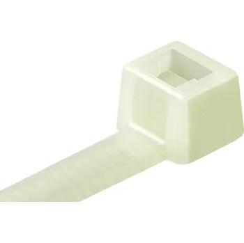 Stahovací páska HellermannTyton 138-00028, UB160C-N-PA66-NA, stahovací pásky, 4.60 mm, 160 mm, přírodní, 100 ks