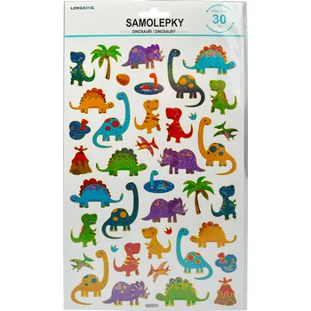 Samolepící dekorace Samolepky - Dinosauři 30 ks