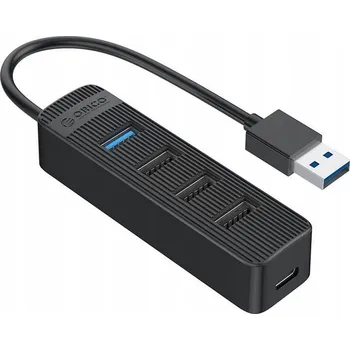 USB hub Adaptér Hub Orico USB na USB 3.0 + 3x USB 2.0 (černý)