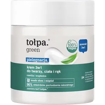 Tělový krém Pečující krém na obličej, tělo a ruce Tołpa green hydratace 3v1 250 ml