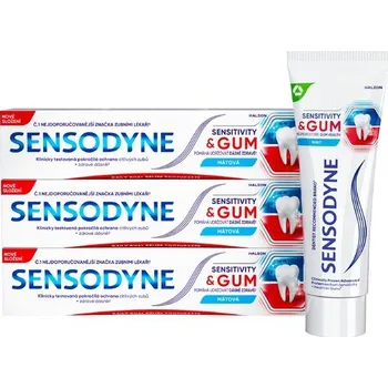 zubní pasta Sensodyne Sensitivity&Gum zubní pasta 3x75ml