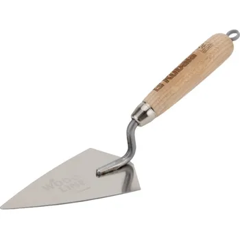 Zednická lžíce Lžíce štukatérská nerezová, dřevěná rukojeť WOOD LINE | 80x140 mm