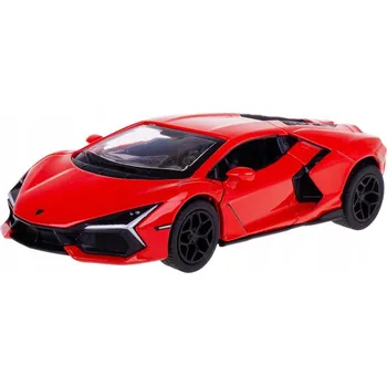 autíčko LAMBORGHINI REVUELTO KOVOVÝ MODEL KINSMART 1:38 ČERVENÁ