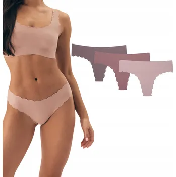 Podprsenka Tanga Neony 3-balení Henderson | grafitová, béžová, cihlově červená S