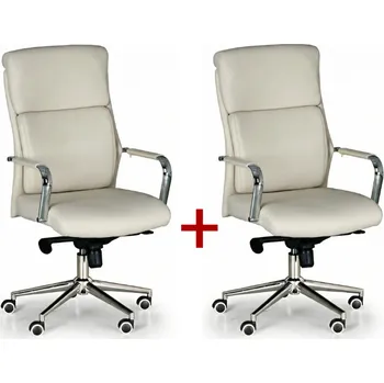 B2B Partner Kožené kancelářské křeslo VIRO Béžové