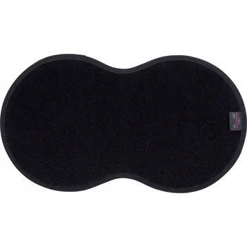 Miska pro psa Podložka pod misku Max-Dywanik černá textilní 24x43 cm