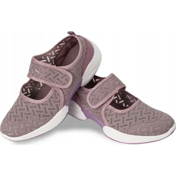 Dámské baleríny Dámské baleríny se zapínáním na na suchý zip a tenisky starorůžová 37