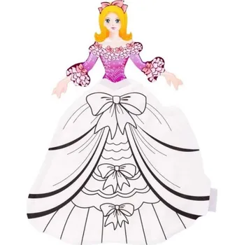 Nafukovací matrace Colorloon 548206 Nafukovací omalovánky Princezna Julie