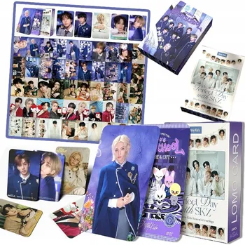 Obraz 55 SZT KARTEK FOTOGRAFICZNYCH KOUZELNÁ ŠKOLA STRAY-KIDS SKZ NOWY ALBUMÓW
