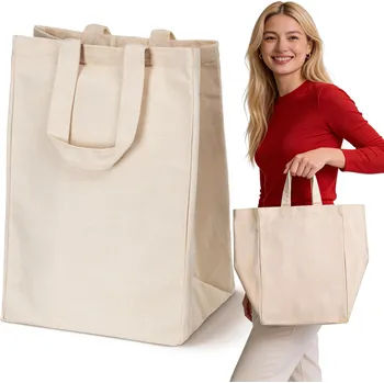 Allbag nákupní taška látková, bez vzoru