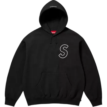 Pánská obuv Supreme S Logo Hooded Sweatshirt (SS25) Black EU: L